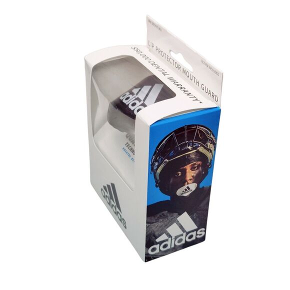 Adidas Black Mouth Guard w/ Tether Included One Size Fits Most Brand New - Picture 3 of 4